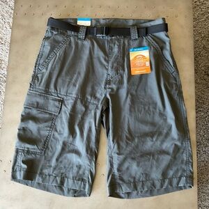 NWT Columbia Men’s Battle Ridge II Shorts, Waist 30, Inseam 11, Gray